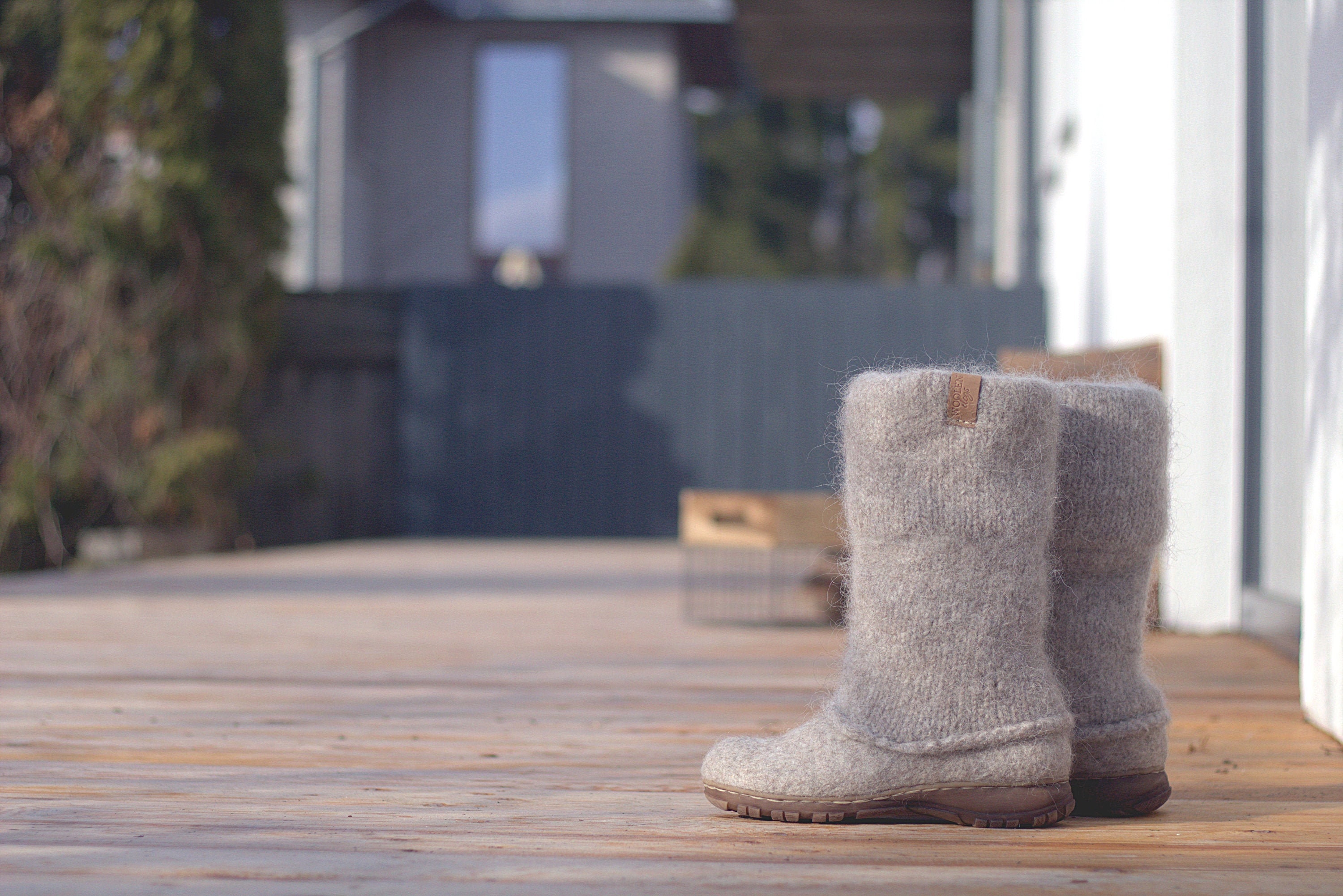 felted wool boots