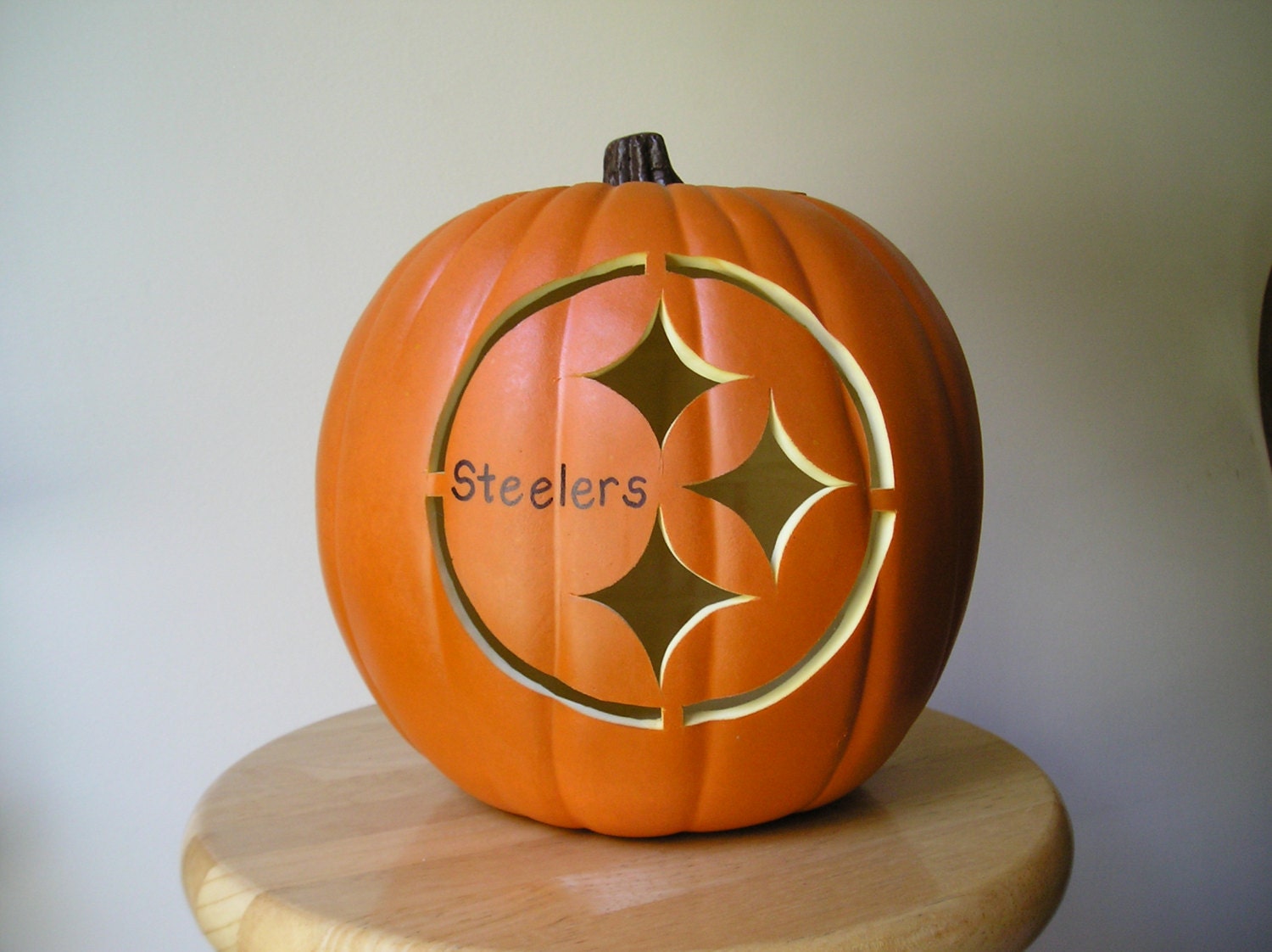 Carved Steelers Pumpkin Etsy Carved Steelers Pumpkin Etsy