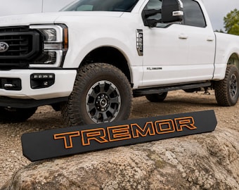 Ford F250/F350 Super Duty Console Divider | 3D Printed Organizer Insert (Tremor Lettering)