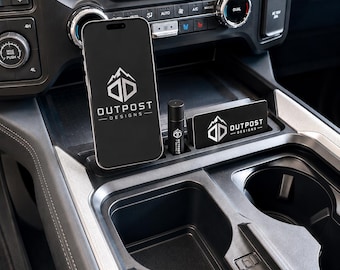 2023-2026 Ford Super Duty MagSafe Charger Mount | F250 F350 F450 Phone Holder | Console Organizer
