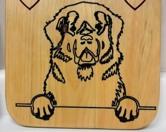 Personalized Custom Dog Breed Memorial Wood Wall Decor