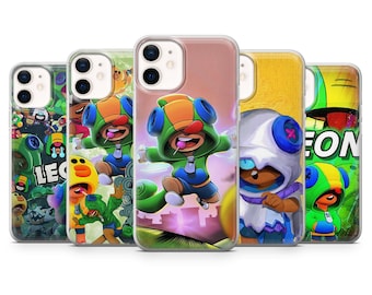 Leon Phone Case Brawl Gamer cover for iPhone, Samsung, Pixel and others (message us)
