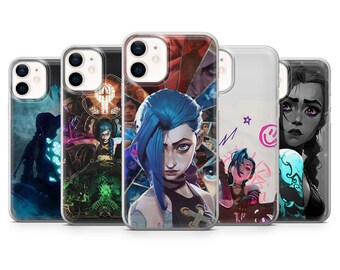 Arcane Phone Case Vi Jinx Powder cover for iPhone, Samsung, Pixel and others (message us)