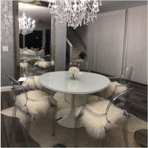 Mongolian Lamb Fur Chair or Stool Cover Etsy