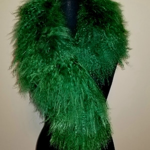 Sheepskin Mongolian Fur scarf