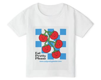 Cherry Illustration Toddler T-Shirt | Eat Pretty Please design