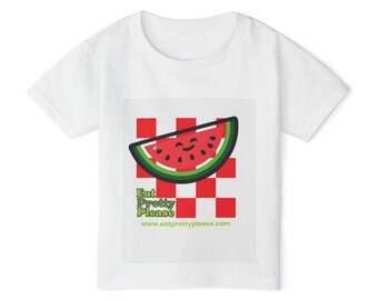 Copy of Cute Pear Graphic toddler T-shirt | More Pretty Food Por Favor design