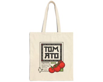 Cotton Canvas Tote Bag