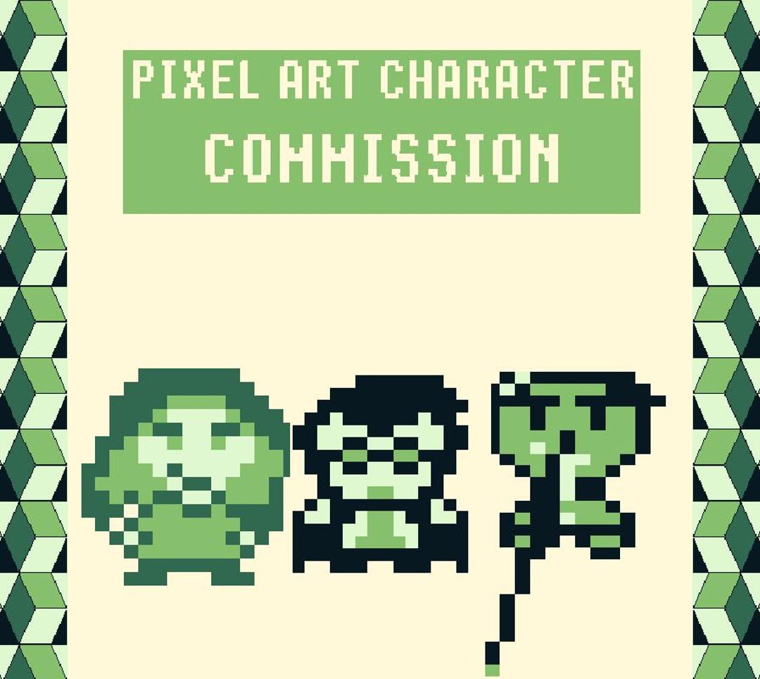 Pixel Art Sprites & Characters Game Boy Style - Commission - Etsy