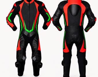 Man and women Motorbike Racing suit Customize orginal cowhide leather Motorcycle suit