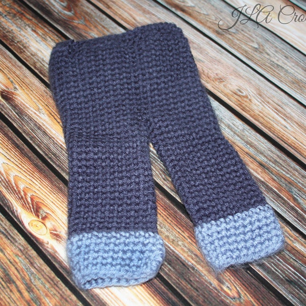 Baby Blue Jeans Crochet Pattern Instant Download
