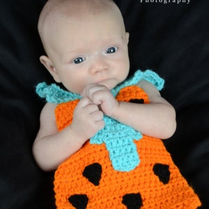Fred Flintstone Newborn Photography Prop Crochet Pattern