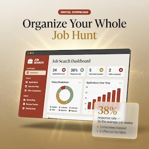 Job Application Tracker Interactive Job Search Dashboard Career Tracker Interview Log Browser Tool No App Needed