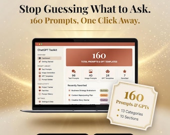 ChatGPT Prompts Interactive Toolkit Custom GPT Templates Prompt Library Image Generation Business Content Productivity Browser Tool No App