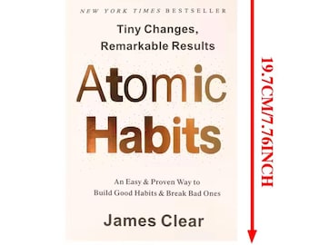 Atomic Habits Inspired Print | Motivational Wall Art | Minimalist Poster
