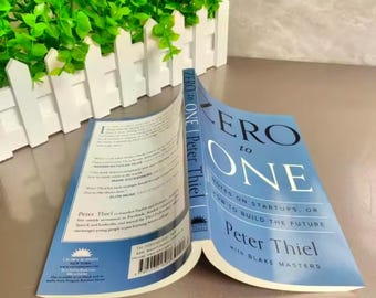 Zero to One Book | Peter Thiel Motivational Startup Book | Business & Entrepreneurship Reading Gift