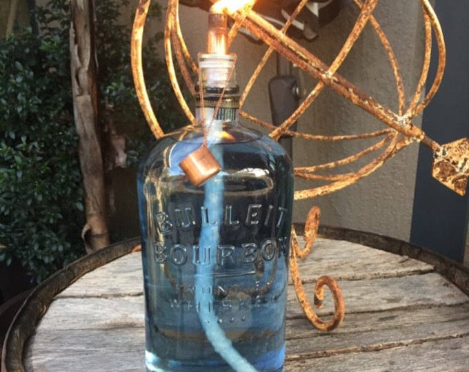 2 Wine Bottle Torch Kits With Copper Snuffers Etsy