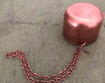 Large Copper Tiki Torch Cap Snuffer - Qty 3