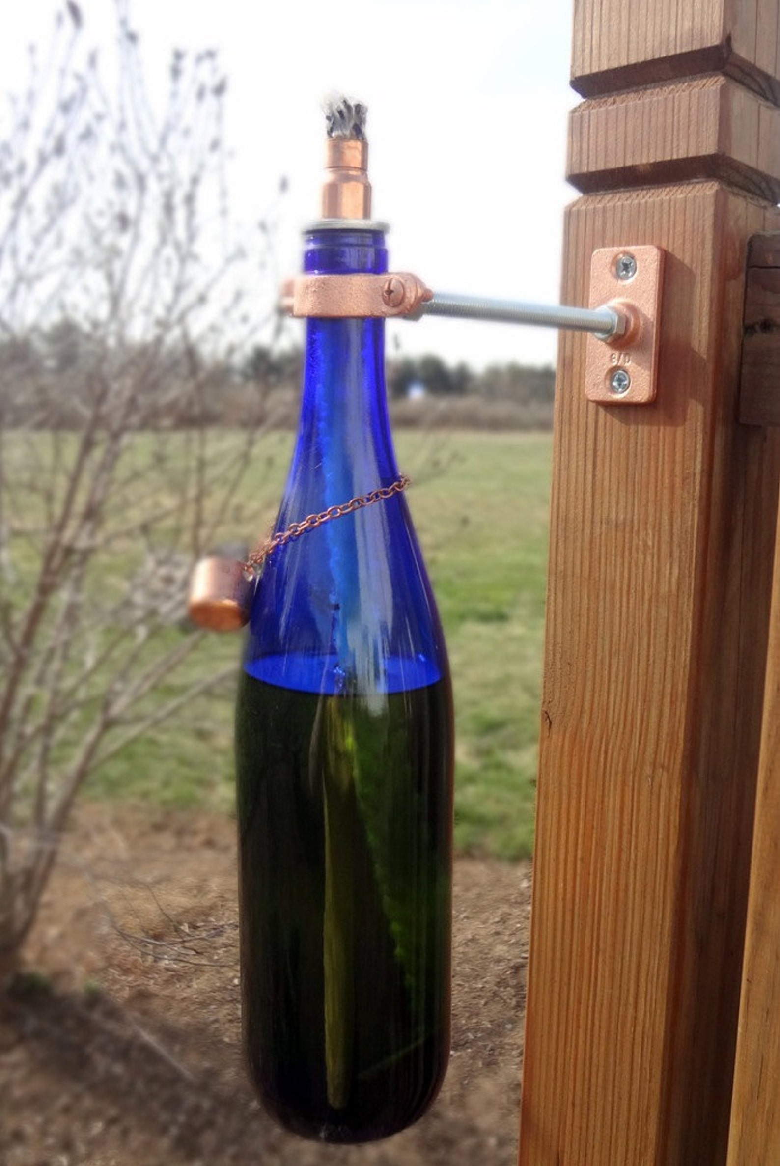 3 Wine Bottle Tiki Torch Hardware Kits for Upcycling Etsy