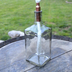 14 Torch Tips with Wick for Glass Bottle Tiki Torches image 2