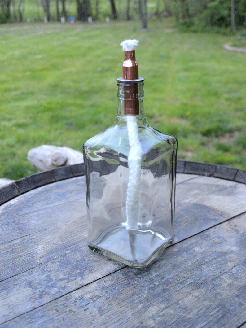 14 Torch Tips with Wick for Glass Bottle Tiki Torches image 2