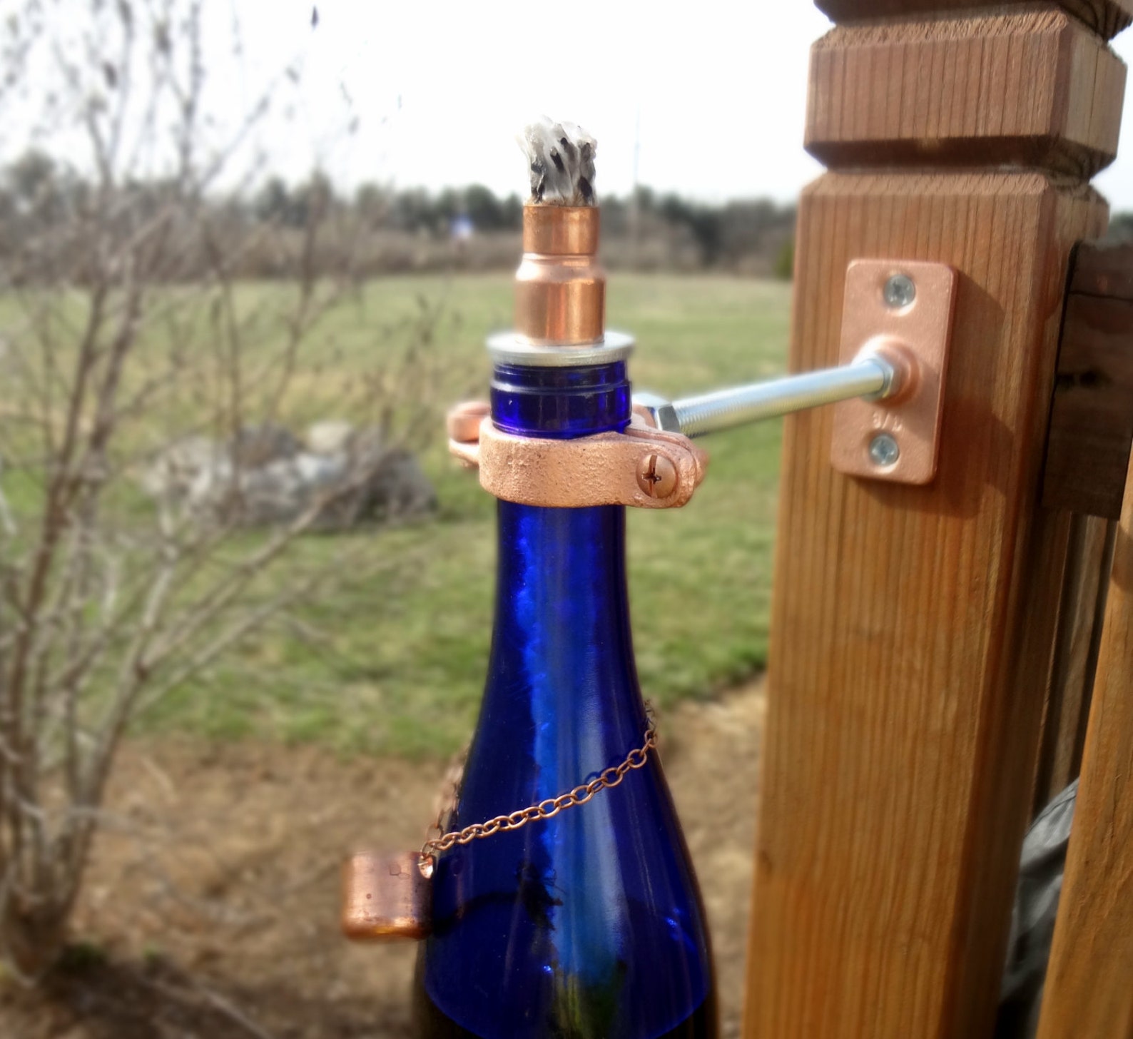 2 Glass Bottle Tiki Torch Hardware Kits for Upcycling Etsy