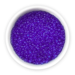 Czech Seed Beads size 10/0 (20g) Blue Preciosa Ornela Rocailles 311-29001-30050 Embroidery Colorfast