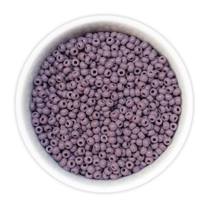 Seed beads 8/0 20g opaque Purple Preciosa Ornela rocailles Czech 311-19001-23020 Embroidery Colorfast