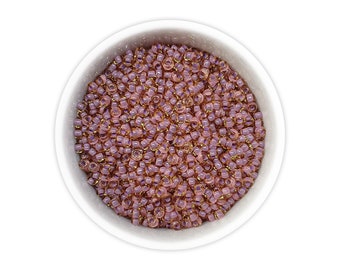 20g 10/0 seed beads Czech rocailles Violet purple mauve lined 10/0 NR 331-19001-11023