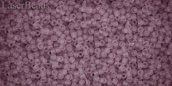 S072 10g Matte purple TOHO seed beads size 110 Transparent Frosted Medium Amethyst N 6BF