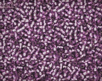 15/0 TOHO seed beads 10g Toho beads 15/0 seed beads Lt Grape 15-2219 Pale Purple Purple seed beads last