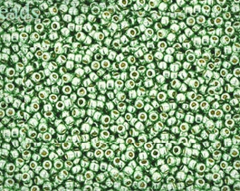 TOHO Rocailles 15/0: Permanent Finish, Pastell Minzgrün, 10g TR-15-PF570