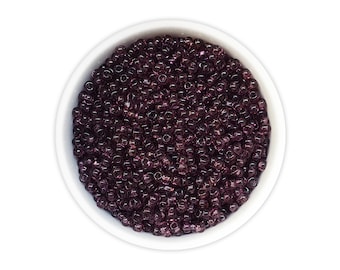 Transparent-violette Rocailles 10/0 20g Tschechische Rocailles NR 311-29001-20080