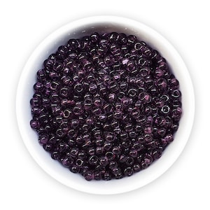 3mm seed beads 20g 8/0 Czech rocailles Purple NR 311-29001-20060 Embroidery Colorfast