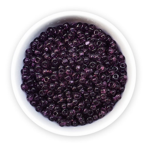 Rocailles tchèques 3 mm 20 g Rocailles tchèques 8/0 Violet NR 311-29001-20060 Broderie grand teint