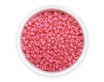 Seed beads Czech 8/0 and 9/0 mix 20g pink Preciosa Rocailles NR 803 mix