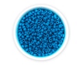3mm size 8/0 Seed beads 20g Opaque bright blue coated Czech rocailles NR 331-19001-16A38 seedbead product logo