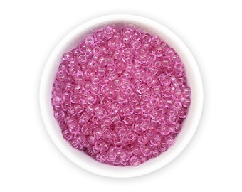 3mm seed beads 20g 8/0 Czech rocailles Pink NR 331-19001-01692