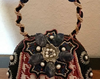 Mary Frances “American Spectator” decorative handbag.