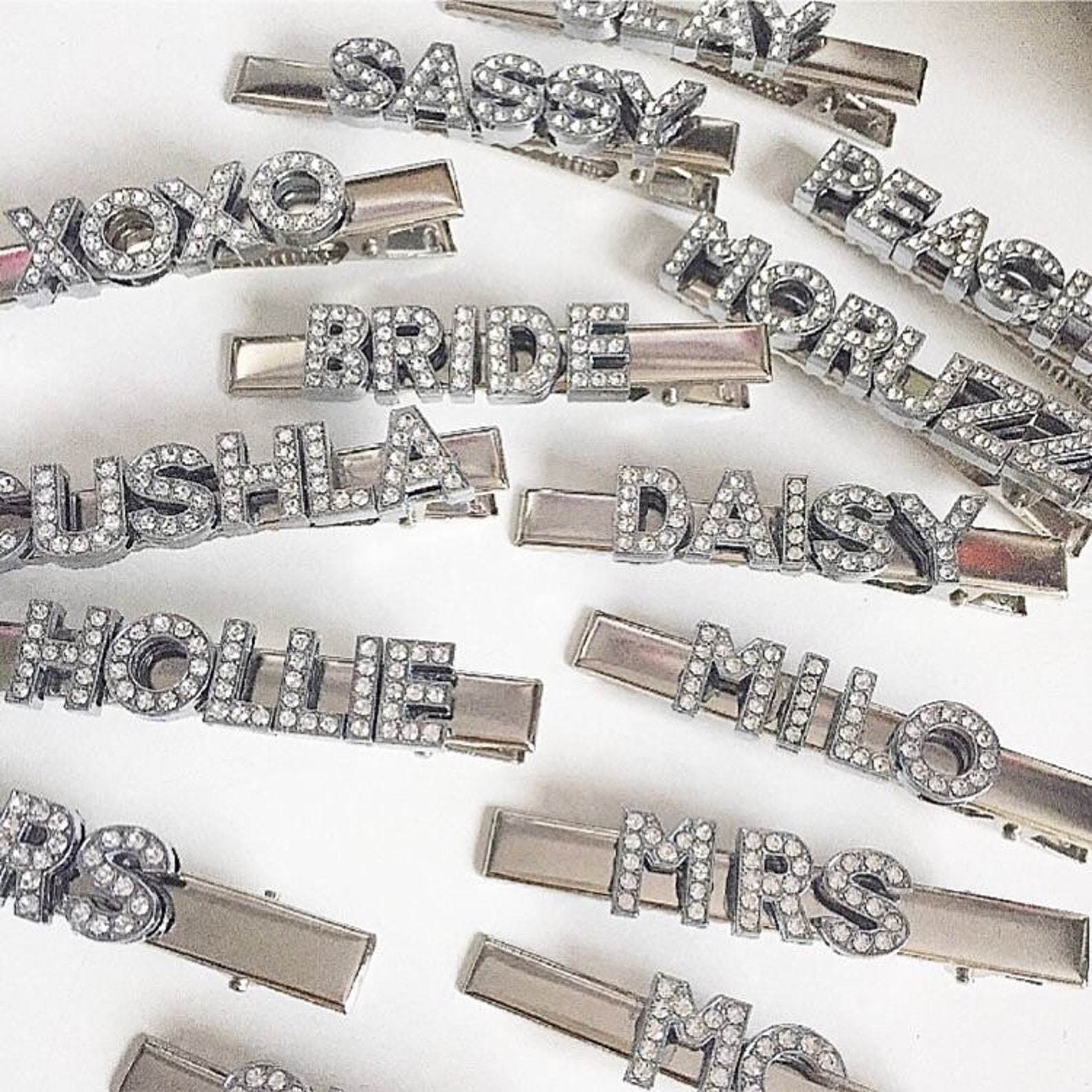 Personalised Custom Hair Clip Name Customised Hair Clip Word Etsy UK