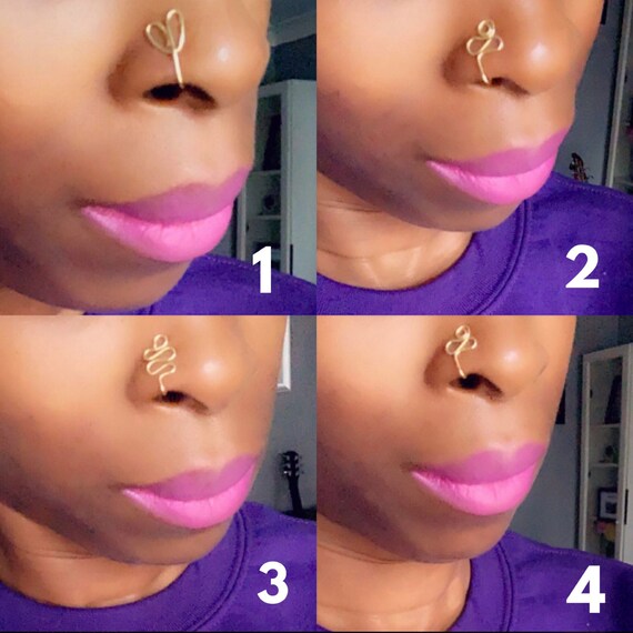 Nose Cuffs Nose Cuff Ethnic Nose Ring Nose Ring Faux Nose Etsy