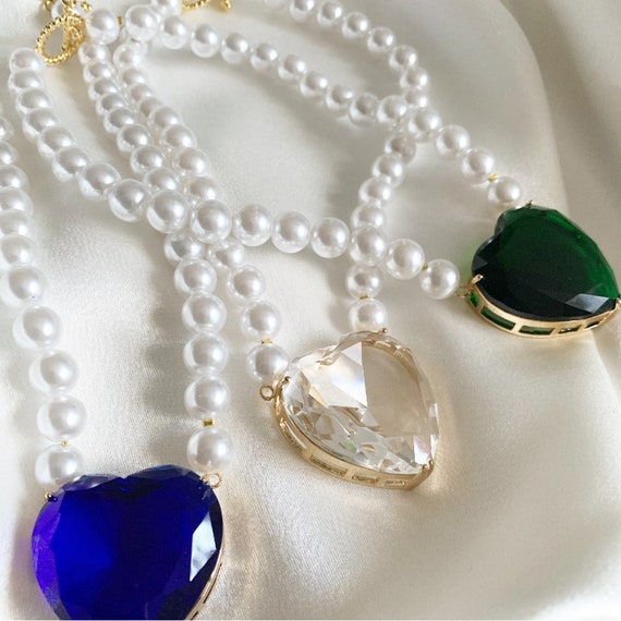 Pearl & Crystal Celeste Necklace | Ben-Amun Jewelry