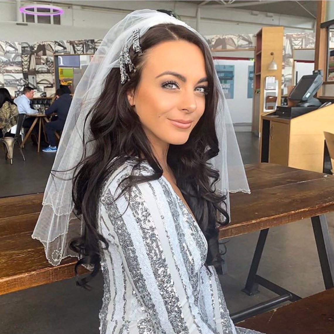 Custom Bridal Hair Clips Bride Personalised Hair Clip Name Etsy