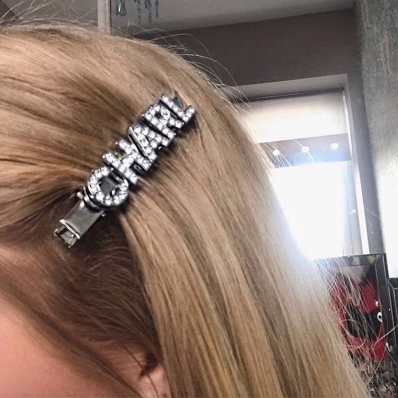 Custom Name Hair Clip Personalised Hair Clips Customized Etsy