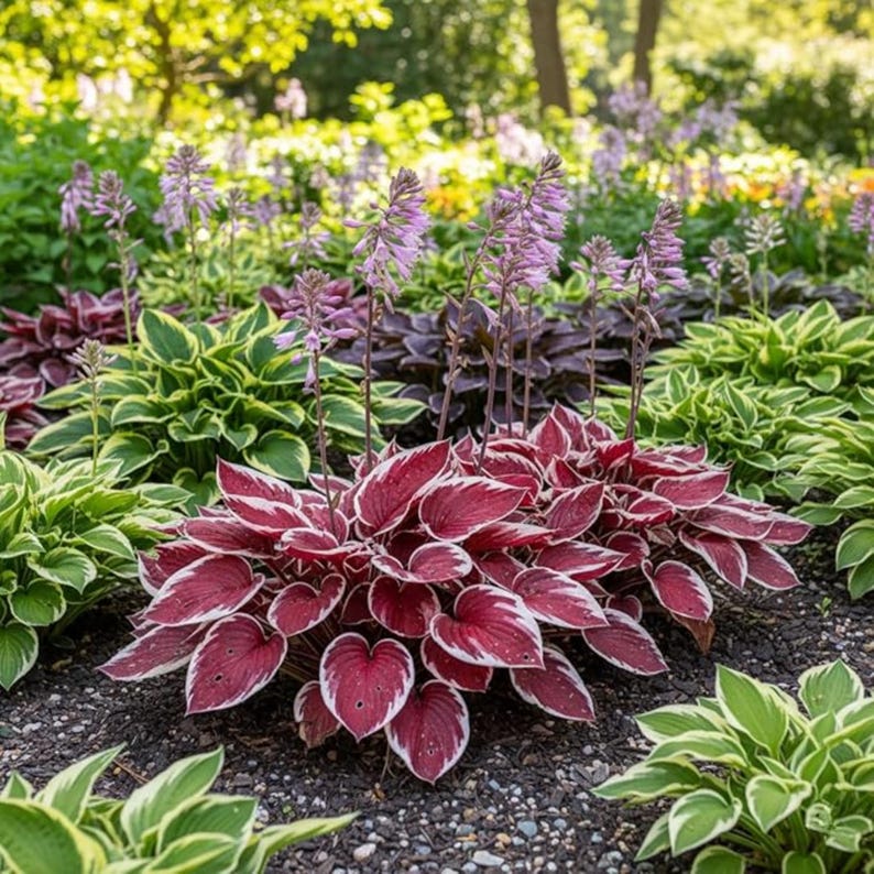 May Hosta 100+ Mixed Hosta Seeds Rare Perennial Shade Garden Flower Container ...