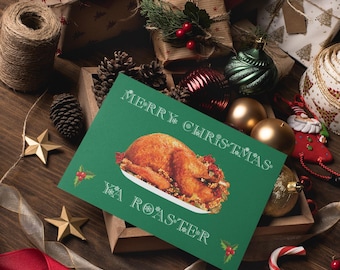 Tarjeta navideña escocesa: Roaster