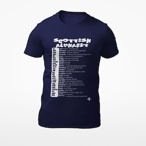 Scottish T-Shirt - Scottish Alphabet