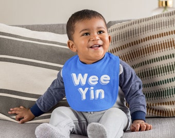 Wee Yin Baby Bib - Blue