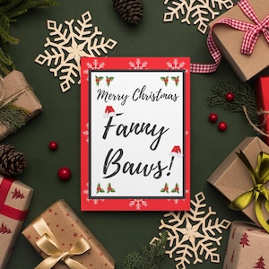 Schottische Weihnachtskarte - Fanny Baws