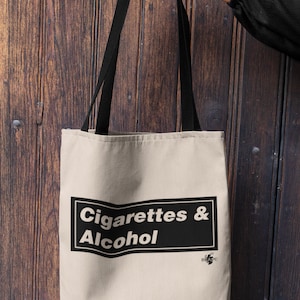 Scottish Tote Bag - Cigarettes & Alcohol